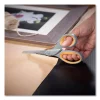 Titanium Bonded Scissors, 8″ Long, 3.5″ Cut Length, Gray/yellow Straight Handle - Image 2