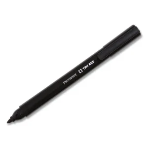 Permanent Marker, Pen-Style, Fine Bullet Tip, Black, 36/pack