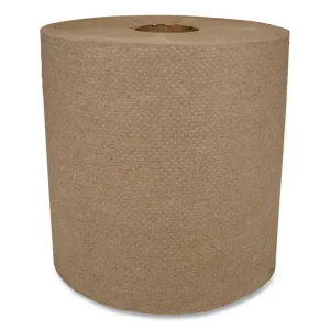 Morsoft Universal Roll Towels, 1-Ply, 8″ X 700 Ft, Kraft, 6 Rolls/carton