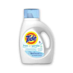 Free and Gentle Liquid Laundry Detergent, 64 Loads, 84 oz Bottle, 4/Carton