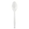 Elegant Dinnerware Heavyweight Cutlery, Polystyrene, Spoon, White, 500/box - Image 2