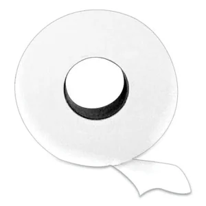 Recycled 2-Ply Jumbo Toilet Paper, Septic Safe, White, 3.55″ x 1,000 ft, 12 Rolls/Carton