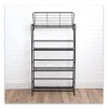 FlipShelf Four-Shelf Unit, 26.5w x 12d x 43h, Black - Image 2