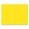 Printable Postcards, Inkjet, Laser, 110 Lb, 5.5 X 4.25, Bright Yellow, 200 Cards, 4 Cards/sheet, 50 Sheets/pack