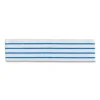 Disposable Microfiber Pad, 4.75 x 19, White/Blue Stripes, 50/Pack, 3 Packs/Carton