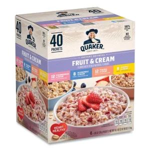 Instant Oatmeal, Assorted Varieties, 1.05 Oz Packet, 40/box, Ships In 1-3 Business Days