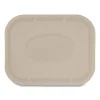 Fiber Lids for Fiber Containers, 7.8 x 10.1 x 0.5, Natural, Paper, 400/Carton