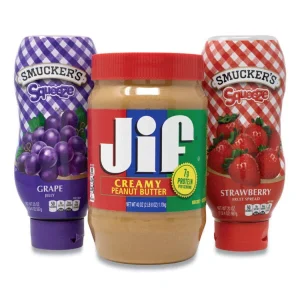 Peanut Butter And Jelly Bundle, (2) 40 Oz Peanut Butter/(4) 20 Oz Jelly, 6/pack, Ships In 1-3 Business Days