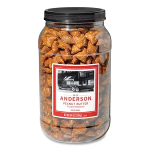 Peanut Butter Filled Pretzel Nuggets, 44 Oz Canister