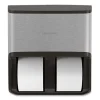 J-Series Quad Bath Tissue Dispenser, 13.52 X 7.51 X 14.66, Black Metallic