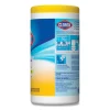Disinfecting Wipes, 1-Ply, 7 x 8, Crisp Lemon, White, 35/Canister, 12 Canisters/Carton - Image 5