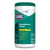 Disinfecting Wipes, 1-Ply, 7 x 8, Fresh Scent, White, 75/Canister, 6 Canisters/Carton - Image 2