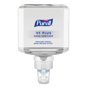 Vf Plus Hand Sanitizer Gel, 1,200 Ml Refill Bottle, Fragrance-Free, For Es8 Dispensers, 2/Carton