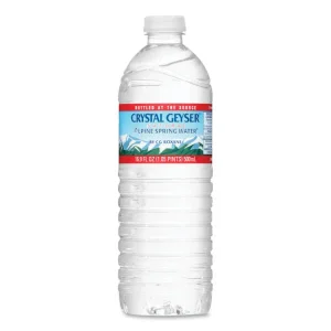 Natural Alpine Spring Water, 16.9 Oz Bottle, 35/carton