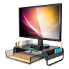 Metal Art Organizer 5 Monitor, 18″ X 11.8″ X 5.1″, Black, Supports 30 Lbs - Image 2