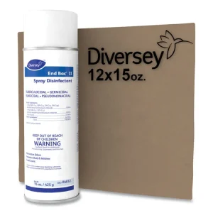 End Bac Ii Spray Disinfectant, Fresh Scent, 15 Oz Aerosol Spray, 12/carton