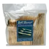 Gourmet Gold Assorted Plastic Cutlery, Mediumweight, 20 Forks, 15 Knives, 15 Spoons/pack - Image 2