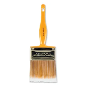 Softip Paint Brush, Nylon/polyester Bristles, 3″ Wide, Flat Profile, Plastic Kaiser Handle