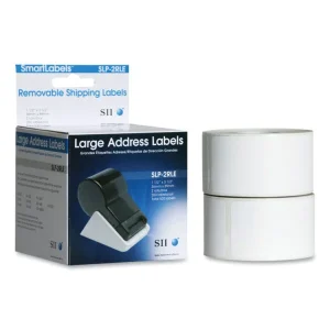 Slp-2rle Self-Adhesive Large Address Labels, 1.5″ X 3.5″, White, 260 Labels/roll, 2 Rolls/box