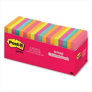 Original Pop-up Refill Cabinet Pack, 3″ x 3″, Poptimistic Collection Colors, 100 Sheets/Pad, 18 Pads/Pack