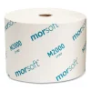 Small Core Bath Tissue, Septic Safe, 1-Ply, White, 2,500 Sheets/Roll, 24 Rolls/Carton