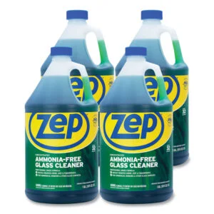 Ammonia-Free Glass Cleaner, Pleasant Scent, 1 Gal Bottle, 4/carton