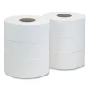 Recycled 2-Ply Jumbo Toilet Paper, Septic Safe, White, 3.55″ x 1,000 ft, 6 Rolls/Carton - Image 2