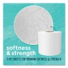 100% Recycled Bathroom Tissue, Septic Safe, 2-Ply, White, 240 Sheets/roll, 12/pack - Image 2