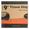Twin 9″ Jumbo Bath Tissue Dispenser, Summit, 19.25 x 6 x 12.25, Faux Stainless Steel - Image 2