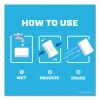 Magic Eraser, 2.3 X 4.6, 1" Thick, White, 6/pack - Image 3