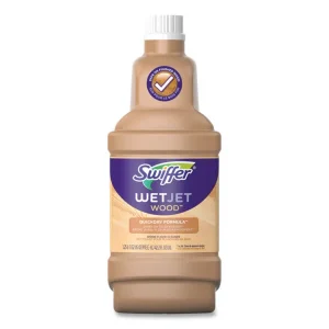 Wetjet System Cleaning-Solution Refill, Blossom Breeze Scent, 1.25 L Bottle, 4/carton