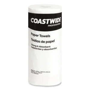 Kitchen Roll Paper Towels, 2-Ply, 11 X 8.5, White, 85 Sheets/roll, 30 Rolls/carton