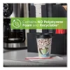 Perfectouch Paper Hot Cups, 8 Oz, Coffee Haze Design, 50/sleeve, 20 Sleeves/carton - Image 3