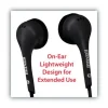 EB125 Earbud with MIC, 6 ft Cord, Black - Image 2