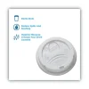 Dome Drink-Thru Lids, Fits 10 Oz To 16 Oz Paper Hot Cups, White, 1,000/carton - Image 3