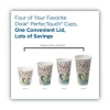 Dome Drink-Thru Lids, Fits 10 Oz To 16 Oz Paper Hot Cups, White, 1,000/carton - Image 2