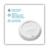 Sip-Through Dome Hot Drink Lids, Fits 10 Oz Cups, White, 100/pack, 10 Packs/carton - Image 3