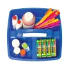 Small Art Caddies, 3 Sections, 9.25″ X 9.25″ X 5.25″, Assorted Colors, 5/pack - Image 2