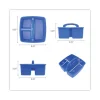Small Art Caddies, 3 Sections, 9.25″ X 9.25″ X 5.25″, Assorted Colors, 5/pack - Image 3