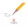 #2 Pre-Sharpened Woodcase Pencil, Hb (#2), Black Lead, Yellow Barrel, 72/pack - Image 2