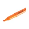 Pocket Highlighters, Fluorescent Orange Ink, Chisel Tip, Orange Barrel, Dozen - Image 3