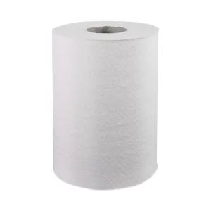 Hardwound Roll Towels, 1-Ply, 8″ x 350 ft, White, 12 Rolls/Carton