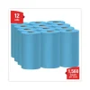 General Clean X60 Cloths, Small Roll, 9.8 x 13.4, Blue, 130/Roll, 12 Rolls/Carton - Image 2