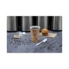 Mistique Polycoated Hot Paper Cups, 8 oz, Printed, Brown, 50/ Sleeve, 20 Sleeves/Carton - Image 2