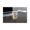 Bare Eco-Forward PLA Paper Hot Cups, 8 oz, Leaf Design, White/Green/Orange, 50/Bag, 20 Bags/Carton