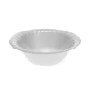 Placesetter Deluxe Laminated Foam Dinnerware, Bowl, 12 oz, 6″ dia, White, 1,000/Carton