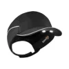 Skullerz 8965 Lightweight Bump Cap Hat with LED Lighting, Short Brim, Black, Ships in 1-3 Business Days