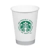 Hot Cups, 12 Oz, White With Green Starbucks Logo, 1,000/carton - Image 2