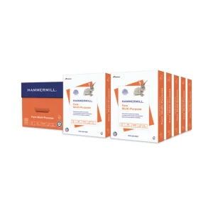 Fore Multipurpose Print Paper, 96 Bright, 20 lb Bond Weight, 8.5 x 11, White, 500 Sheets/Ream, 10 Reams/Carton