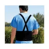 Work Belt With Removable Suspenders, One Size Fits All, Up To 48" Waist Size, Black - Image 2